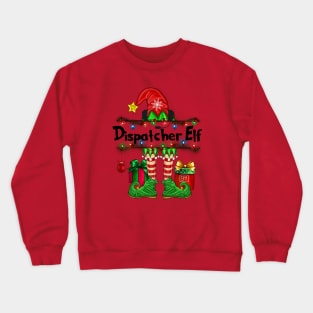 Dispatcher Christmas Elf Crewneck Sweatshirt